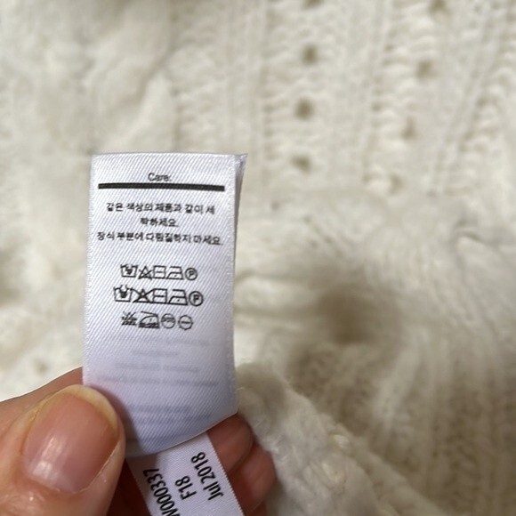 Smartwool Moon Ridge Boyfriend Wool Blend Oversized Sweater in Winter White S - Picture 9 of 11